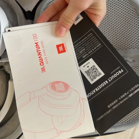 Xanad white headphones with microphone cord - Picture 6 of 6